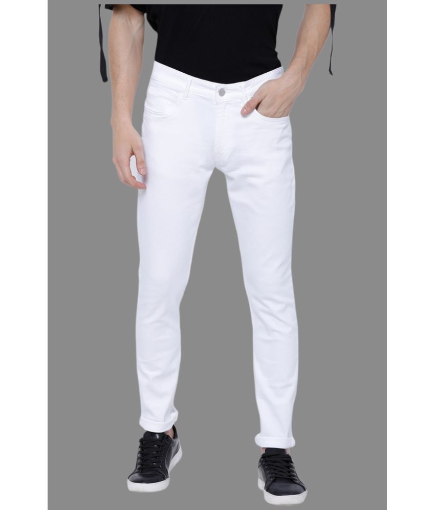     			Lawson - White Denim Skinny Fit Men's Jeans ( Pack of 1 )