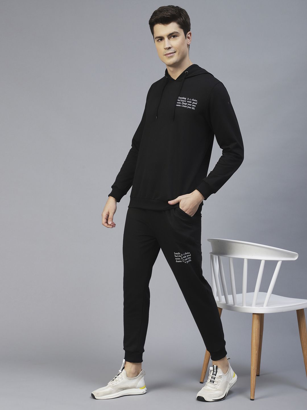     			Rigo - Black Cotton Regular Fit Men's Tracksuit ( Pack of 1 )