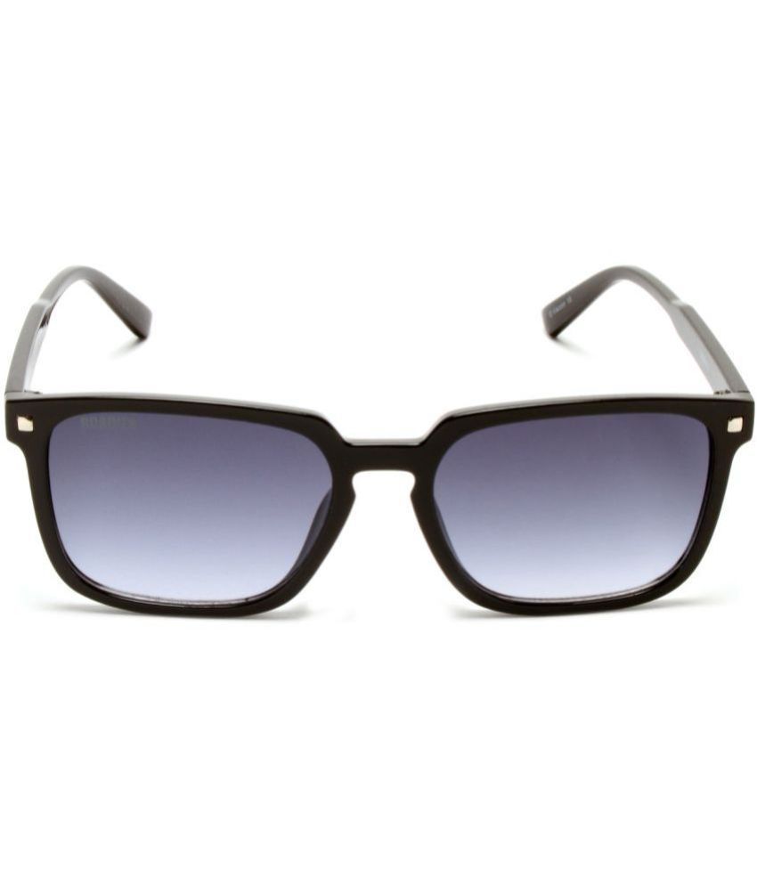     			Roadies - Black Rectangular Sunglasses ( Pack of 1 )