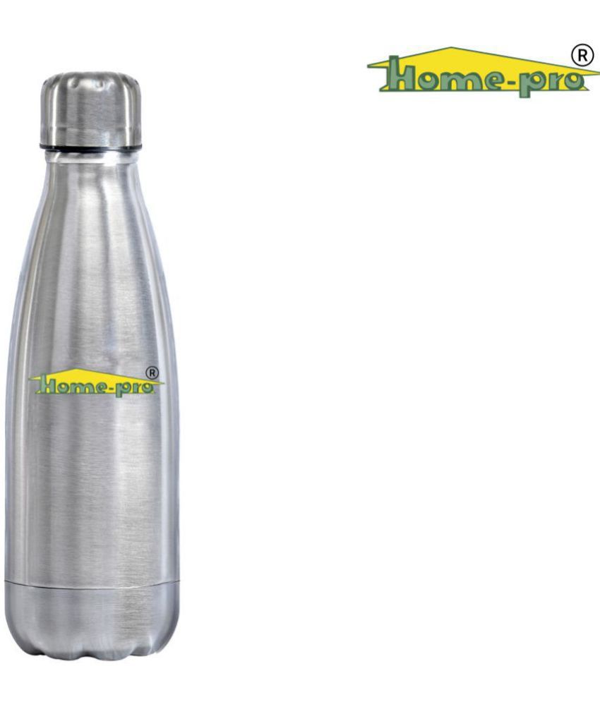     			HomePro - Stainless Steel Vacuum Bottle , 24 hours Hot & cold Thermoware | Thermosteel, Flask, 350ml, Silver