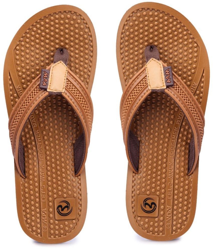 MPA - Khaki Men's Massage Flip Flop Price in India- Buy MPA - Khaki Men ...