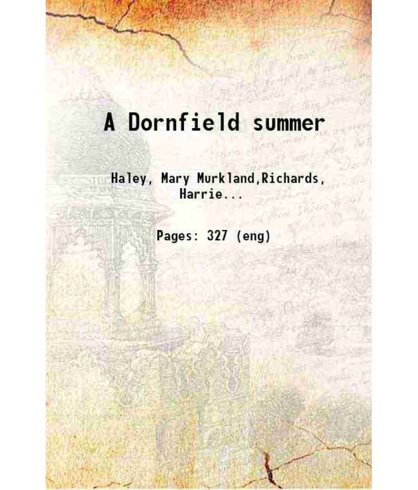     			A Dornfield summer 1902 [Hardcover]