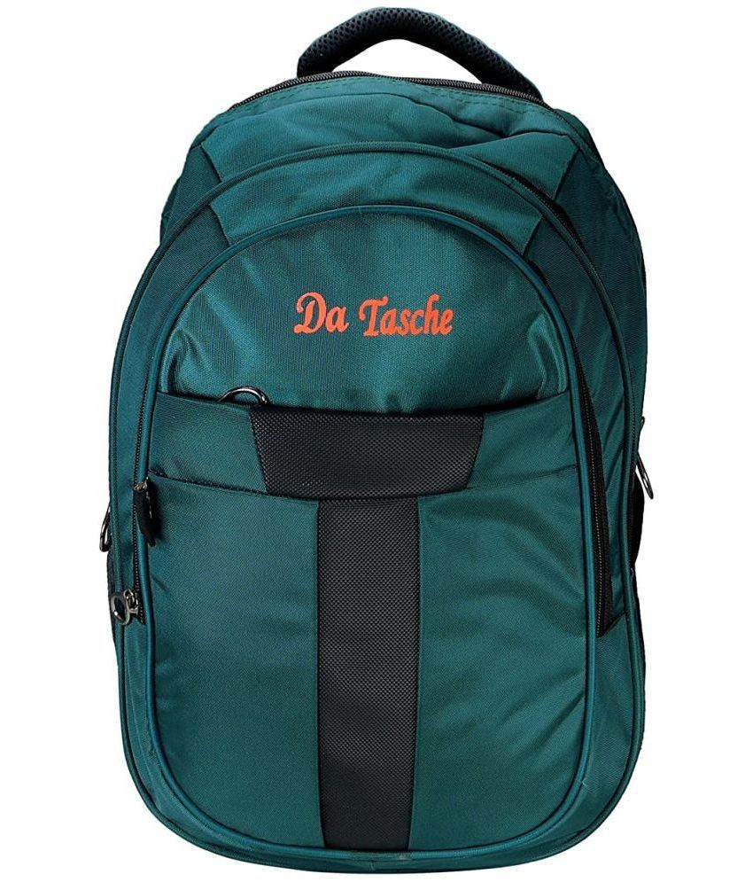     			Da Tasche - Green Polyester Backpack ( 35 Ltrs )