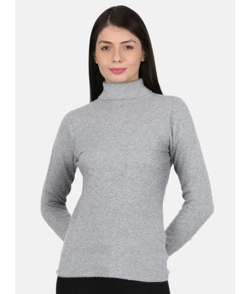     			HARBOR N BAY - Grey Cotton Blend Regular Fit Women's T-Shirt ( Pack of 1 )