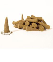 TADAKNATH - Incense Dhoop Cone Mogra,Rose,Chandan,Guggal,Loban 400 gm ( Pack of 1 )