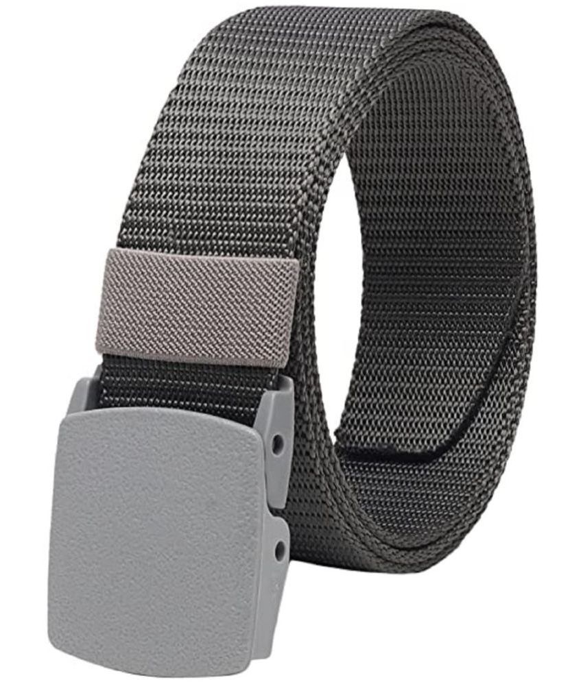     			Kingluster - Gray Nylon Men's Casual Belt ( Pack of 1 )