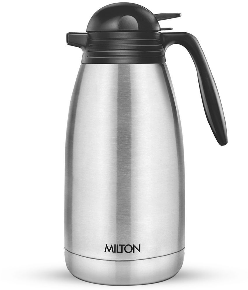     			Milton Thermosteel Carafe 24 Hours Hot or Cold Tea/Coffee Pot, 2000 ml, Silver