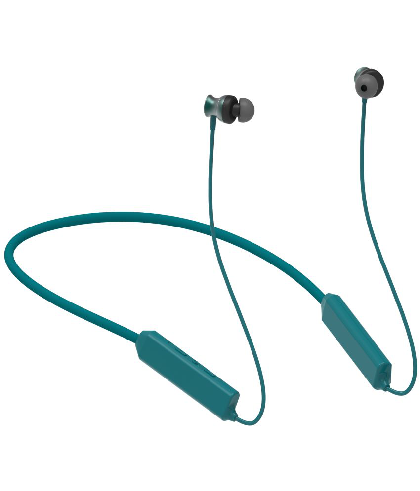 SHAAIMU Sports S222 In Ear Bluetooth Neckband 11 Hours Playback IPX5(Splash & Sweat Proof) Fast charging,Powerfull bass -Bluetooth V 5.0 Green