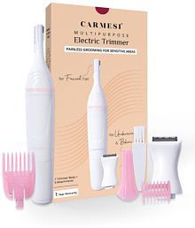 Carmesi Multipurpose Electric Trimmer | Painless Grooming for Sensitive Areas | Face, Underarms, Bikini Area | Pack of 1