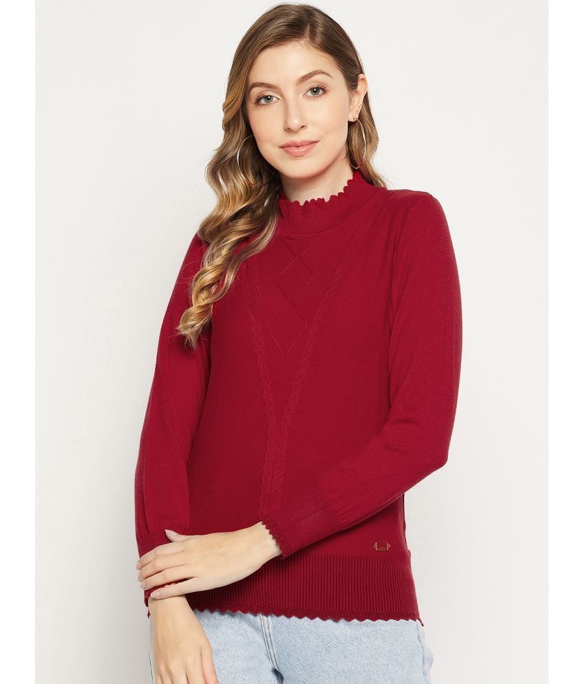     			Duke Acro Wool Red Pullovers -