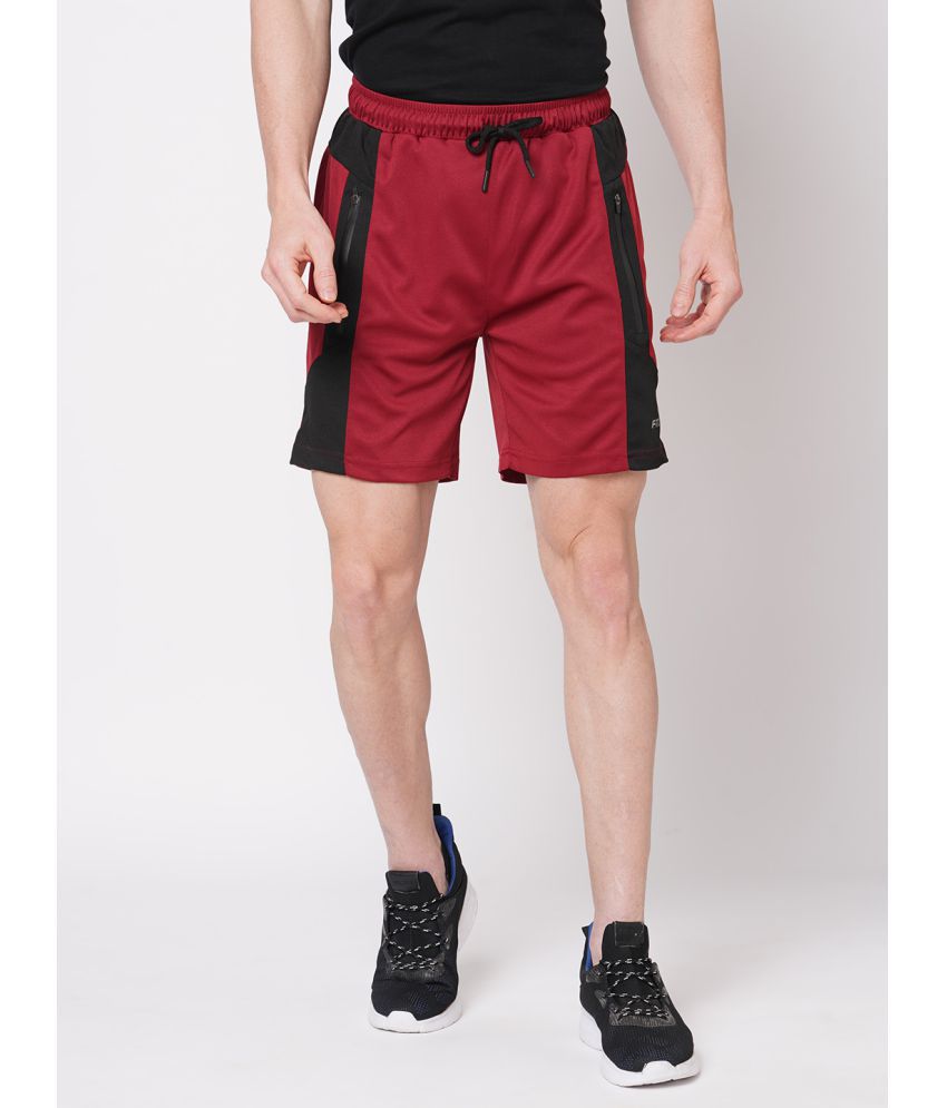     			Fitz - Red Polyester Men's Shorts ( Pack of 1 )