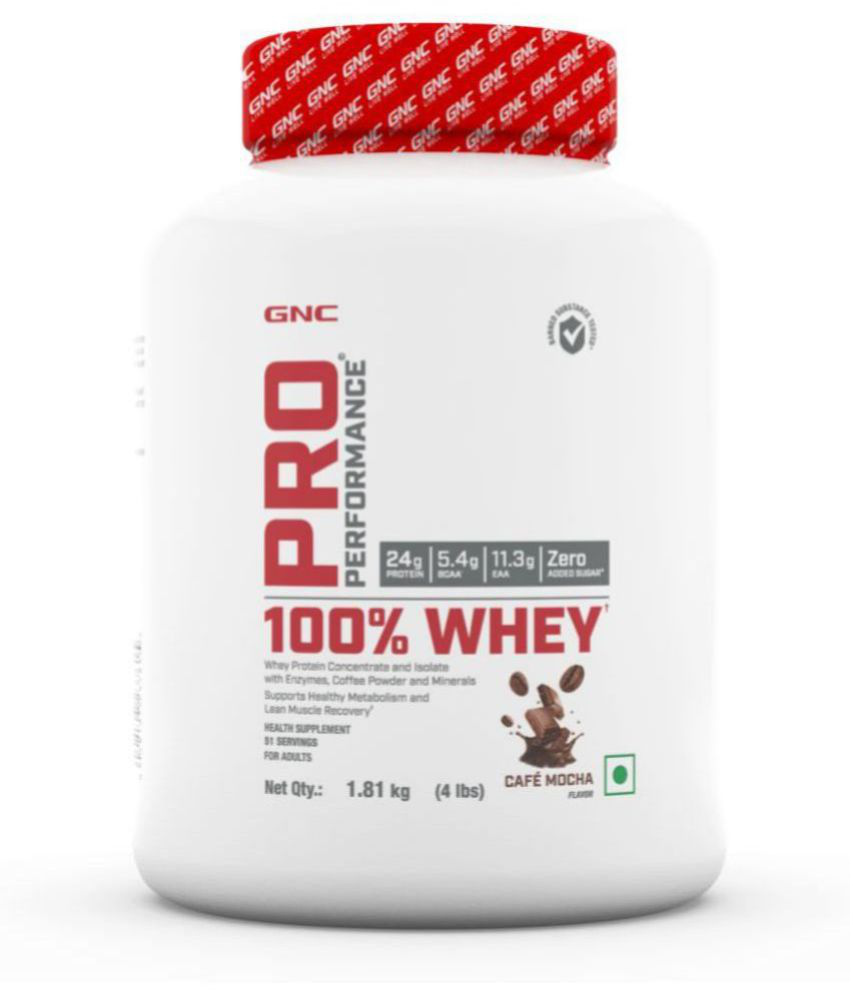     			GNC Pro Performance 100% Whey Protein Powder- Cafe Mocha | 4 lbs