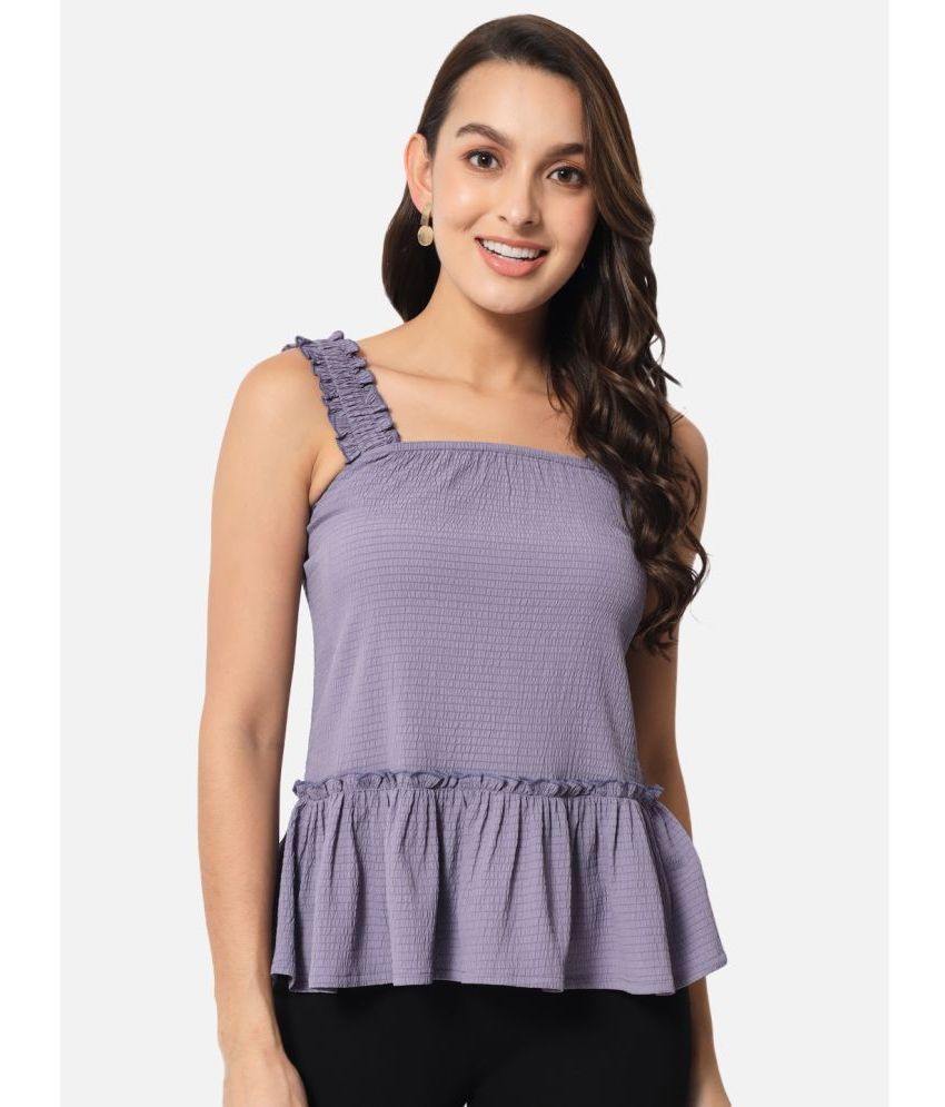     			ALL WAYS YOU - Purple Polyester Women's Peplum Top ( Pack of 1 )