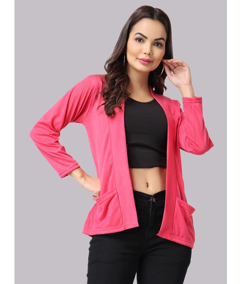     			Affair Cotton Shrugs - Pink Single