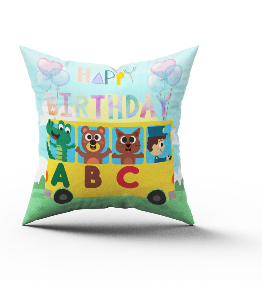     			Ros - Multicolor Polyester Gifting Printed Cushion