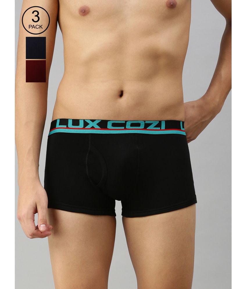     			Lux Cozi - Multicolor Xylo Trunk Cotton Men's Trunks ( Pack of 3 )