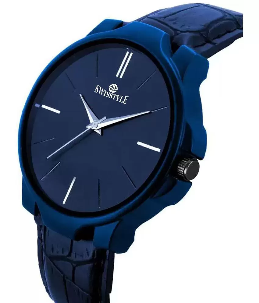 Buy Swisstyle Analog Blue Watch For Men (Ss-Gr085-Blue) Online at Best  Prices in India - JioMart.