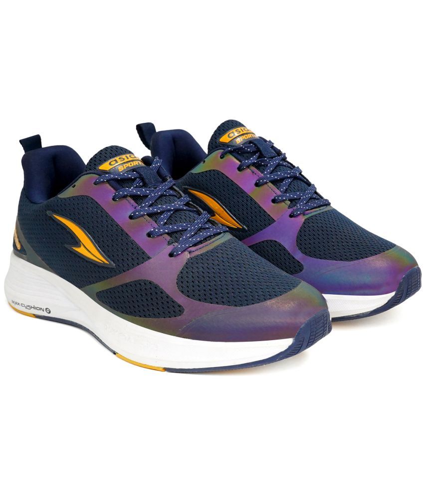     			ASIAN - REFLECTIVE-13 Navy Men's Sports Running Shoes