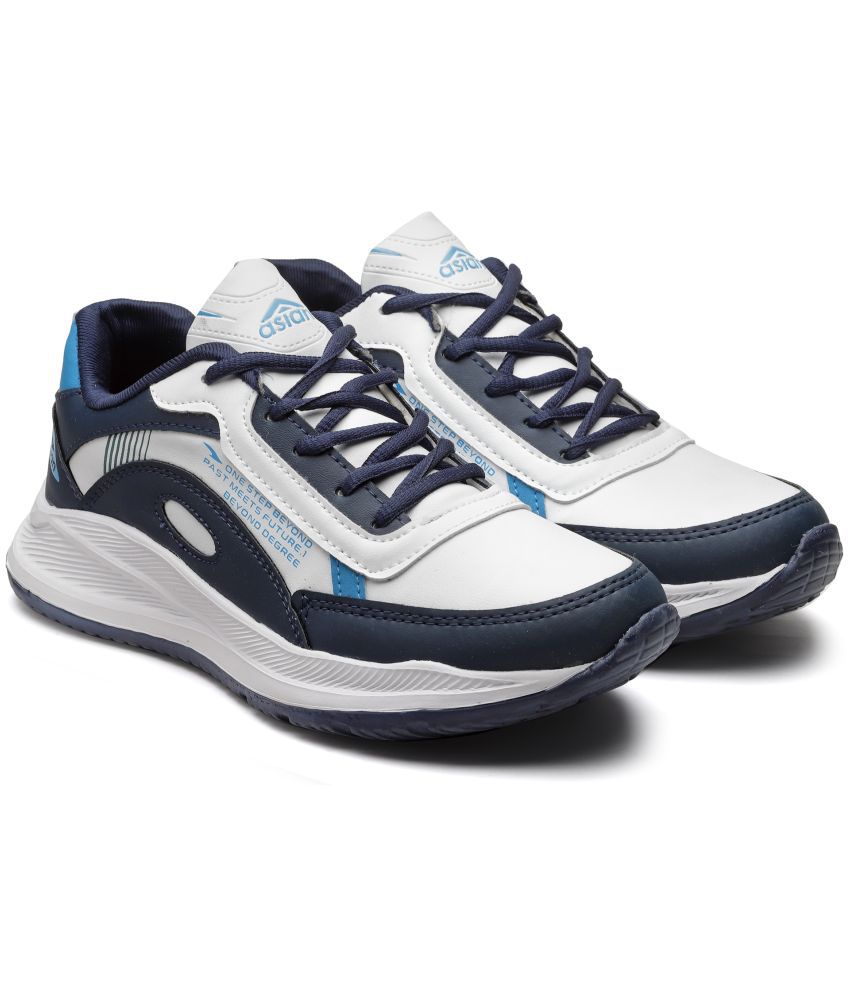     			ASIAN - WATERPROOF-17 White Men's Sports Running Shoes