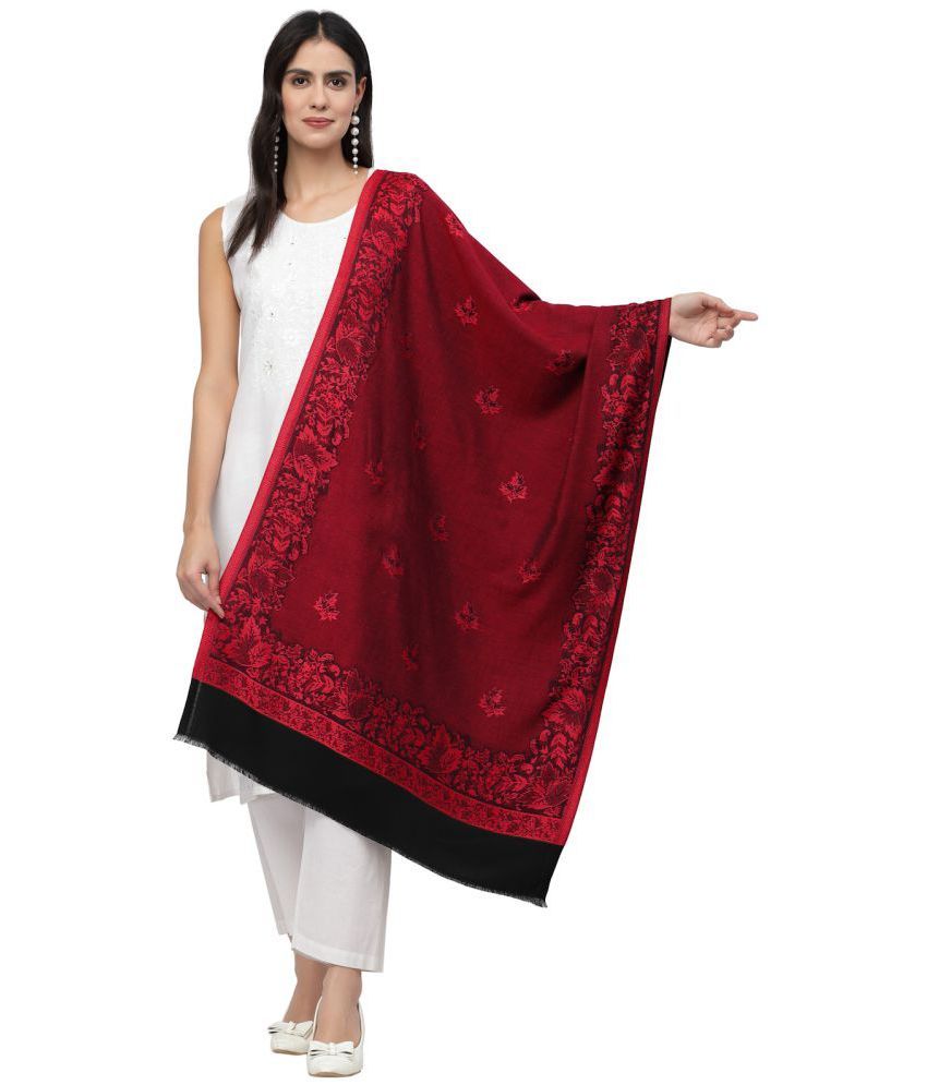     			Anekaant - Red Synthetic Women's Stole ( Pack of 1 )