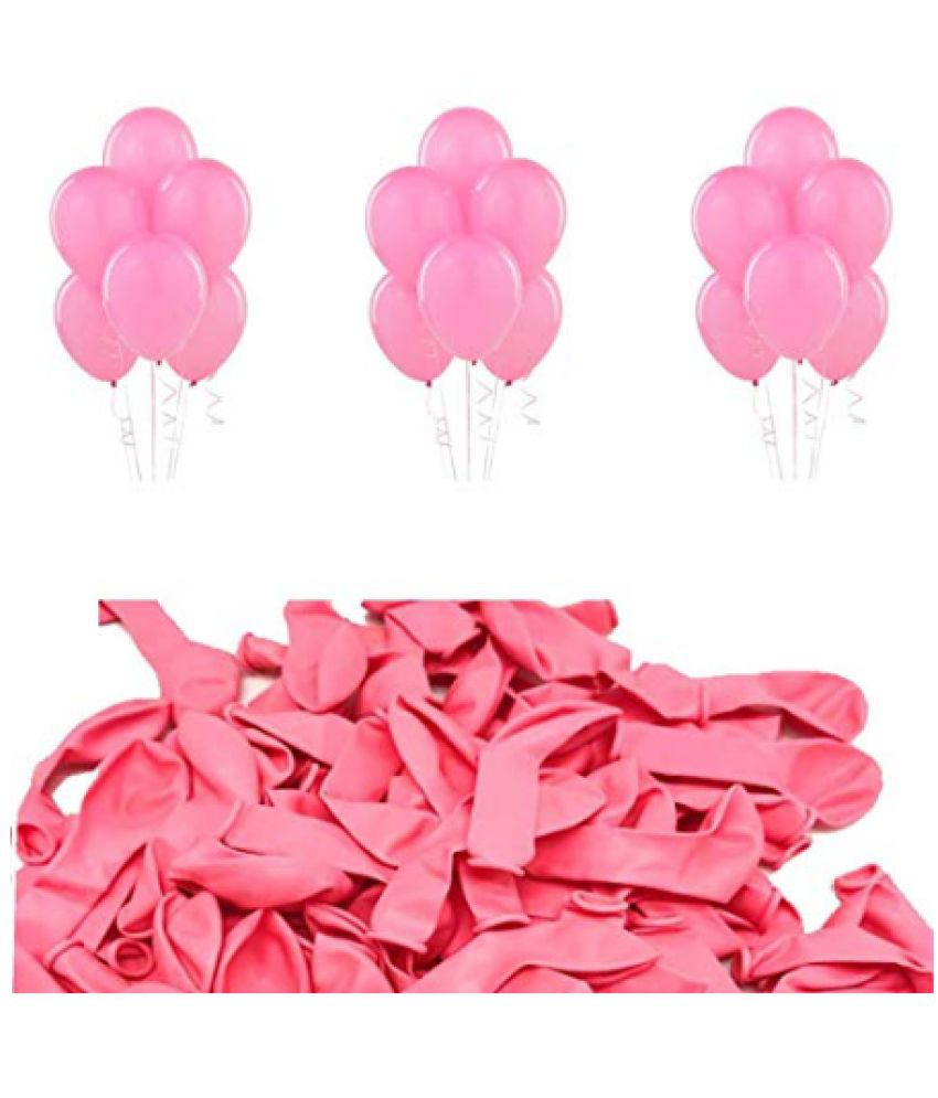     			Jolly Party  Pastel Pink   Balloons Latex Party Balloons (Pack Of 100pc)