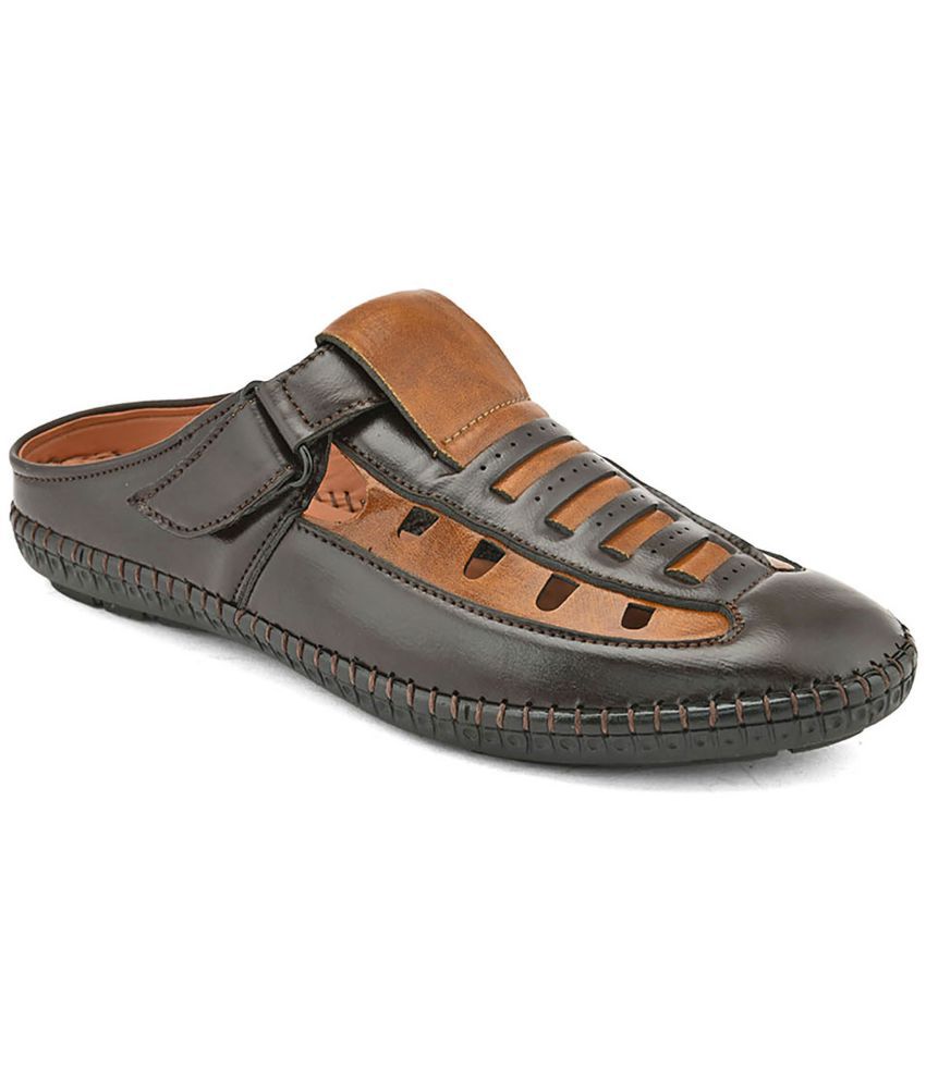     			Leeport - Brown Men's Sandals
