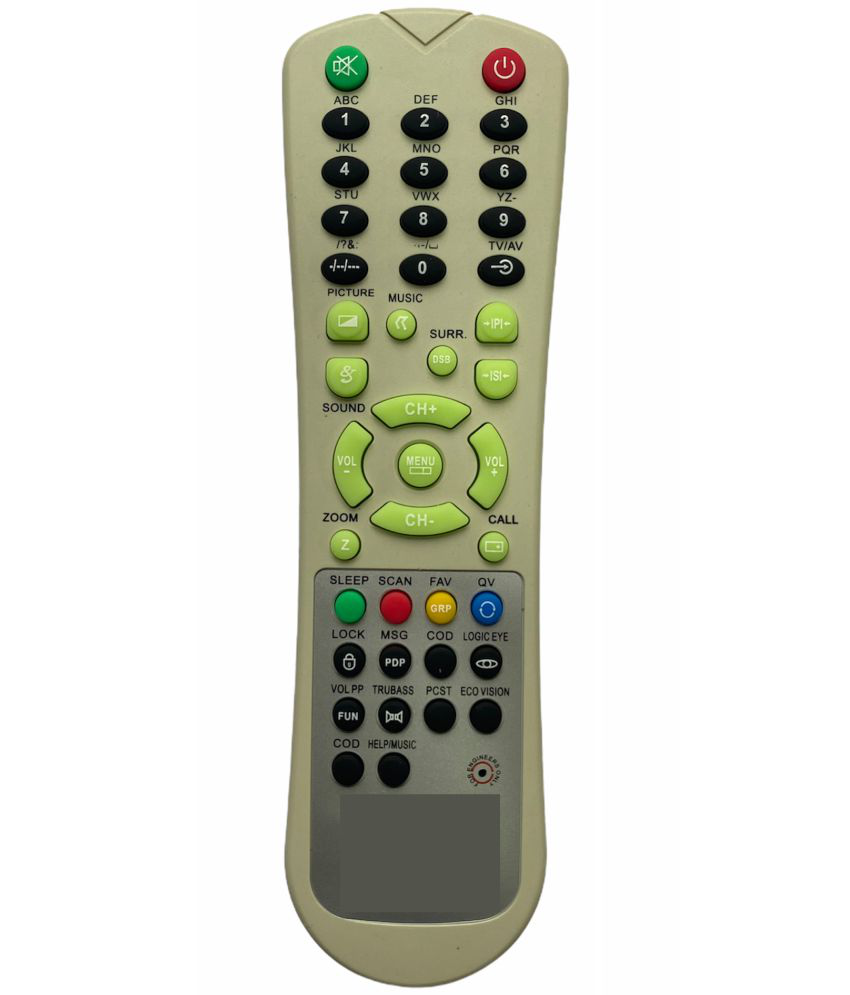     			Upix URC51 CRT TV Remote Compatible with Akai CRT TV