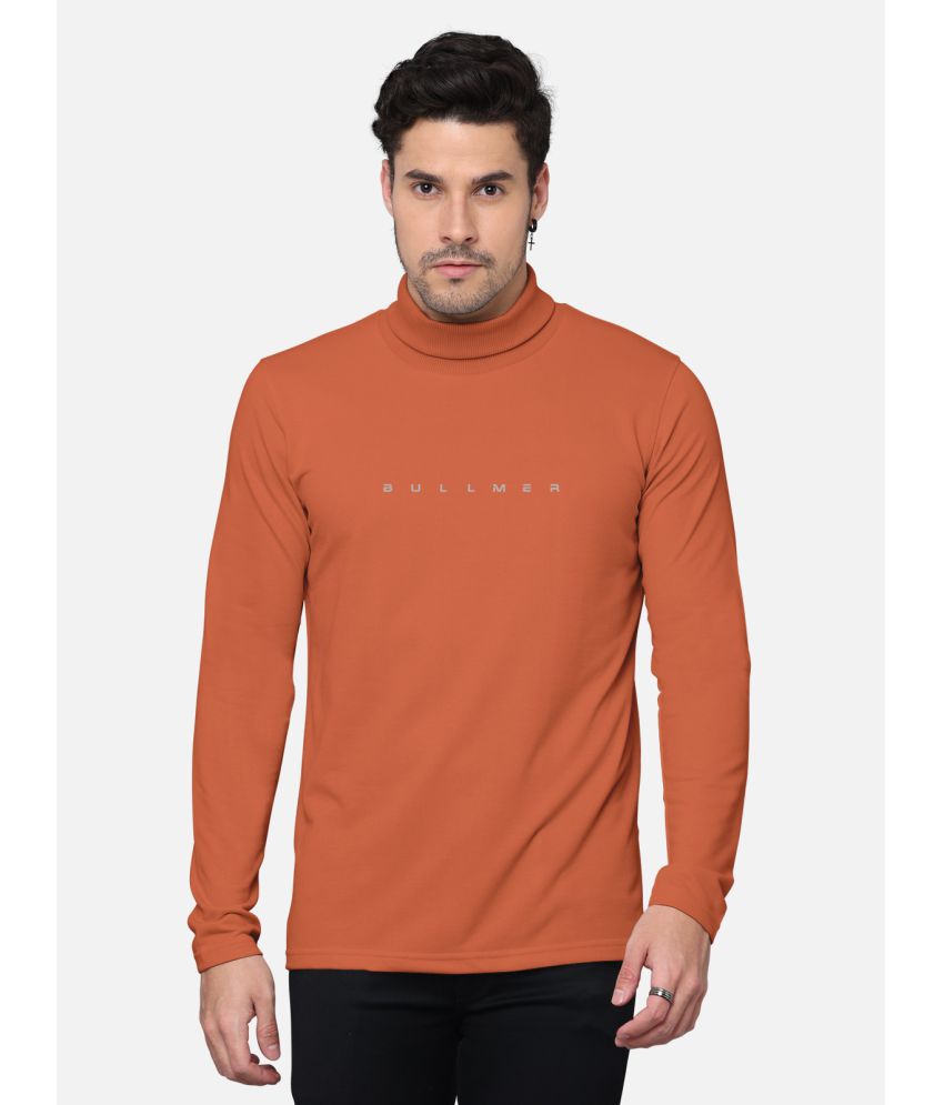     			BULLMER - Orange Cotton Blend Regular Fit Men's T-Shirt ( Pack of 1 )