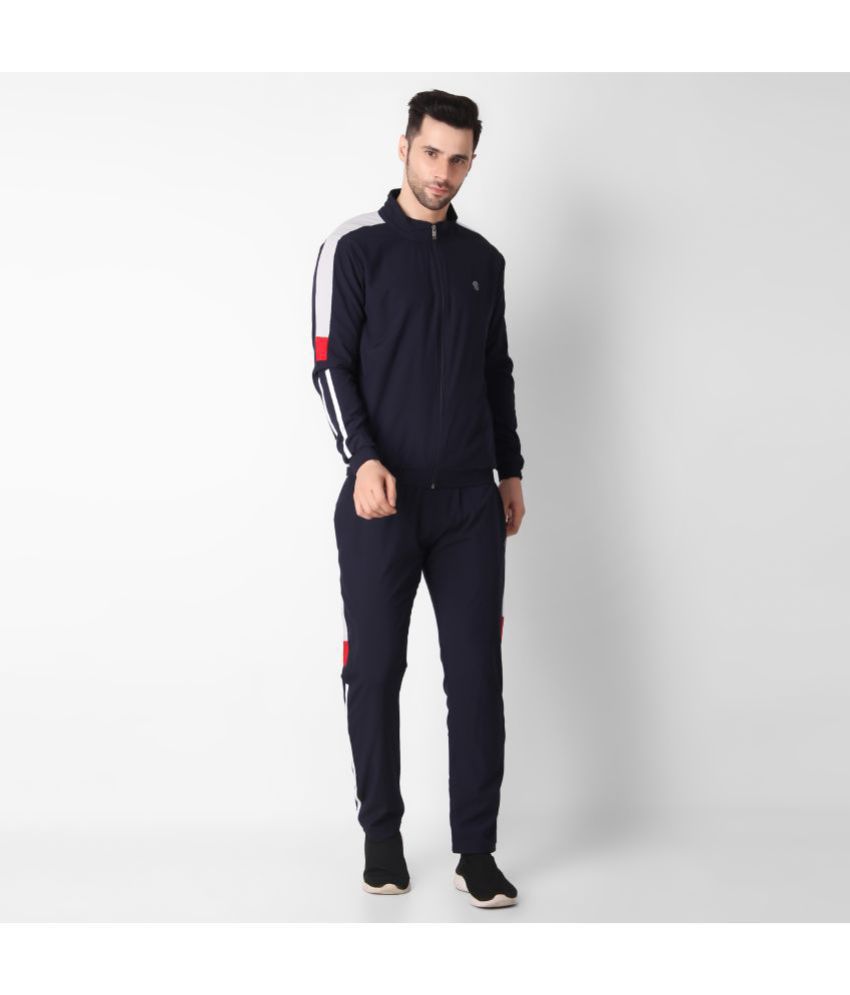     			Forbro - Navy Polyester Relaxed Fit Men's Tracksuit ( Pack of 1 )
