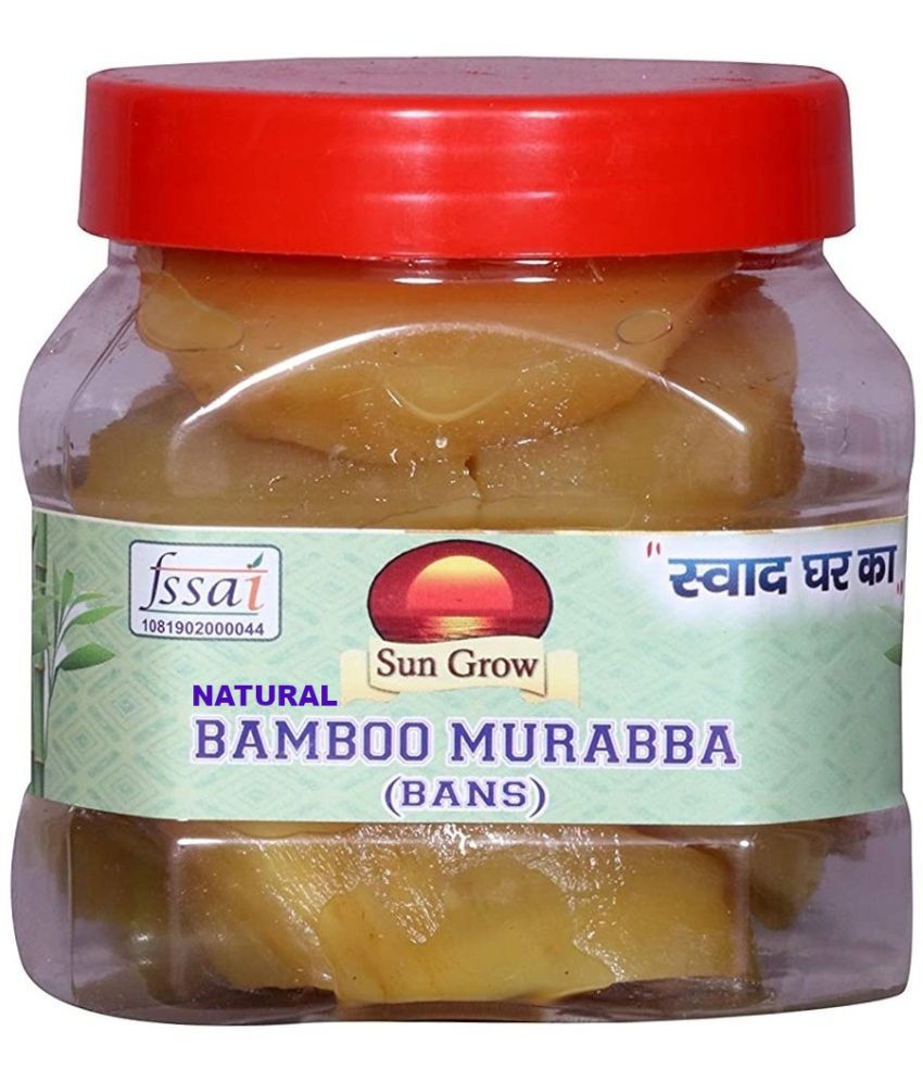     			Sun Grow Natural Bamboo Murabba with Organic | 100% Fresh Bamboo with Taste & Pure Healthy Ingredients Pickle 500 g