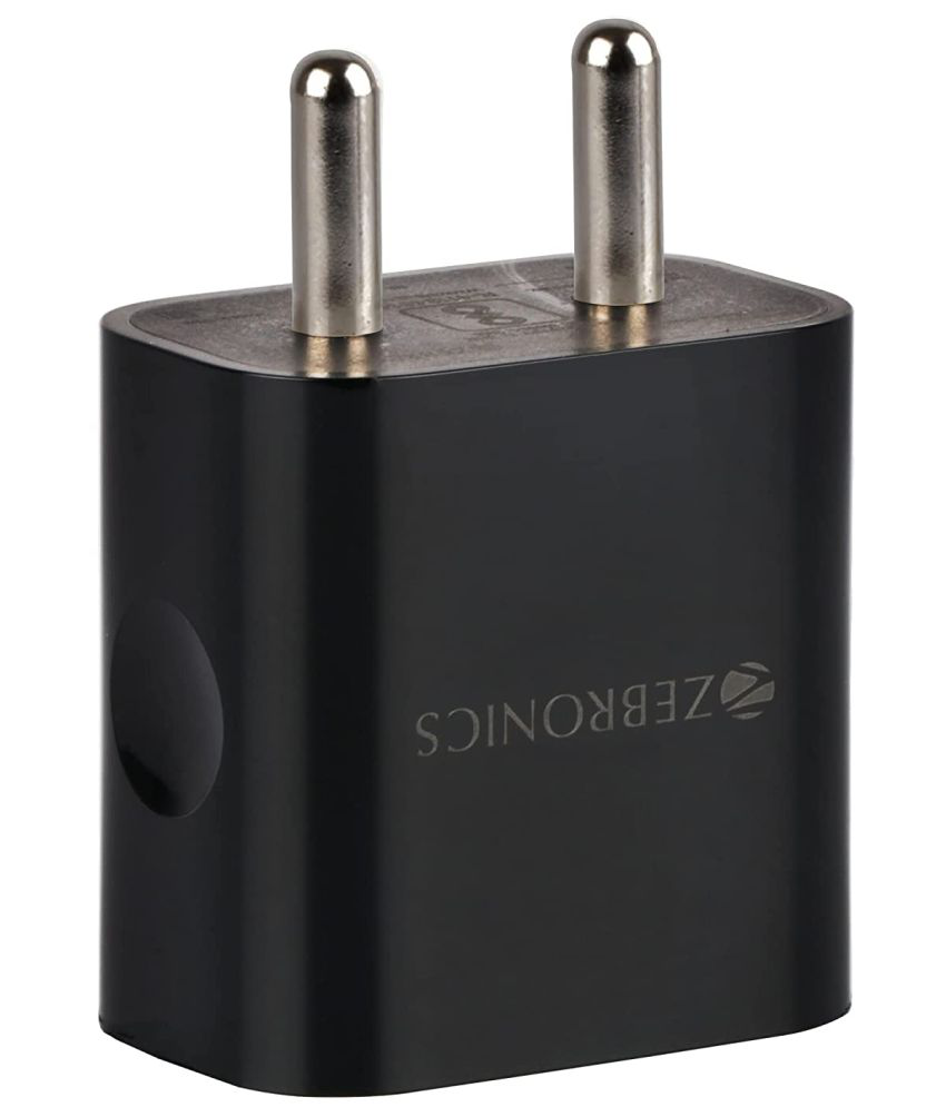    			Zebronics - No Cable 3A Wall Charger