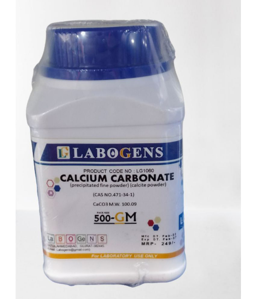     			CAL-CIUM CAR-BONATE (precipitated fine powder) (calcite powder) 500GM