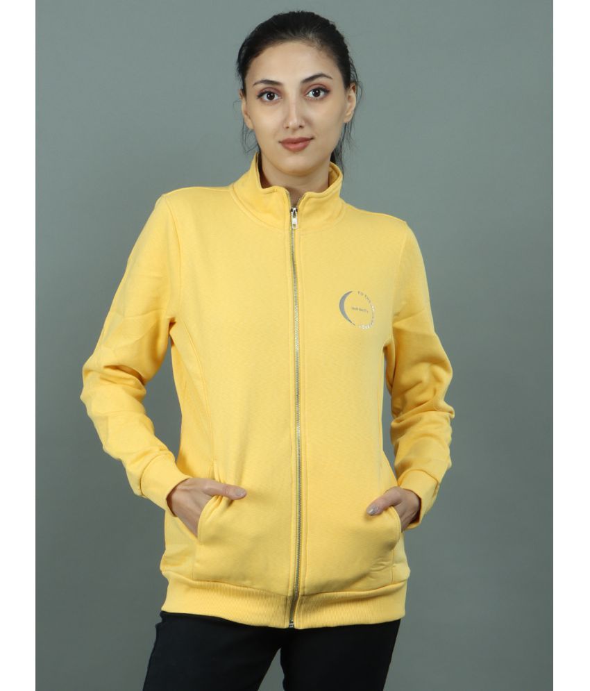     			NEXGEN CLUB Fleece Yellow Zippered Sweatshirt