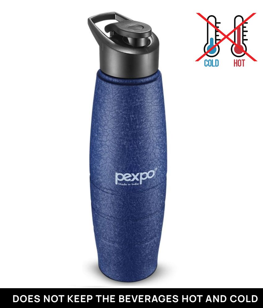     			PEXPO 1000 ml Stainless Steel Sports and Fridge Water Bottle (Set of 1, Blue, Duro)