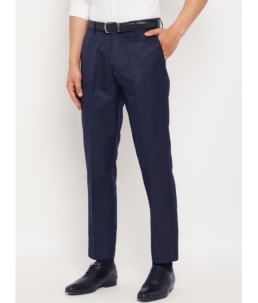     			VEI SASTRE Navy Blue Slim Formal Trouser ( Pack of 1 )