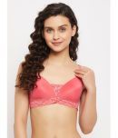 Clovia Nylon Lightly Padded Women's T-Shirt Bra ( Pink )