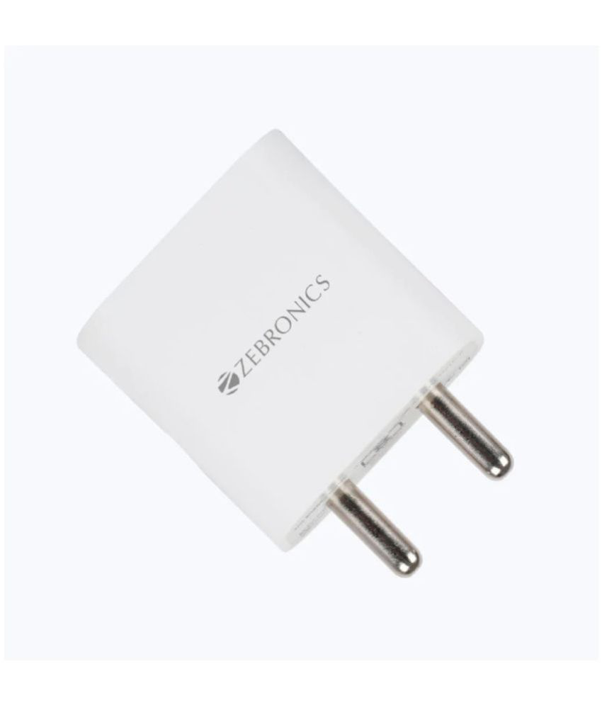     			Zebronics - No Cable 3A Wall Charger