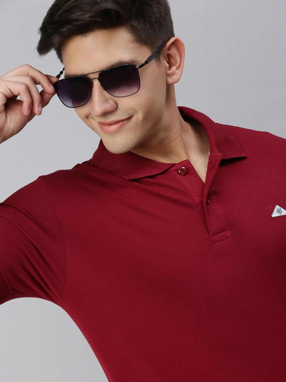     			ONN - Maroon Cotton Blend Regular Fit Men's Polo T Shirt ( Pack of 1 )