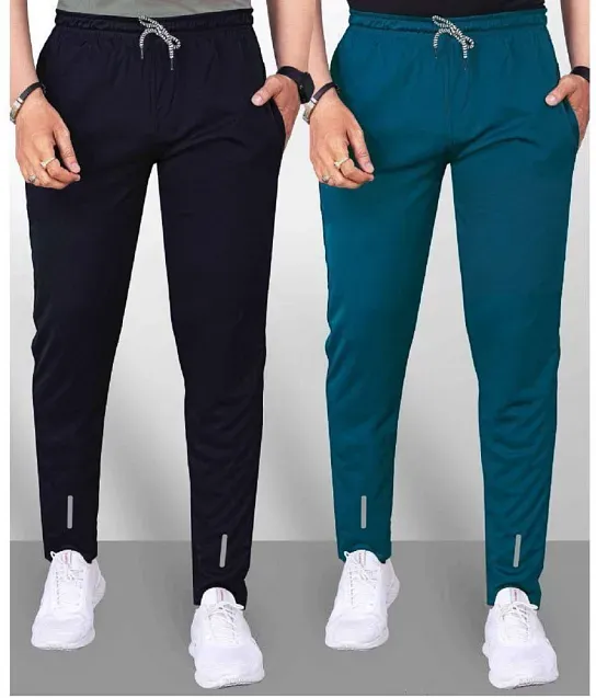 Odoky Black Cotton Trackpants Single Buy Odoky Black Cotton