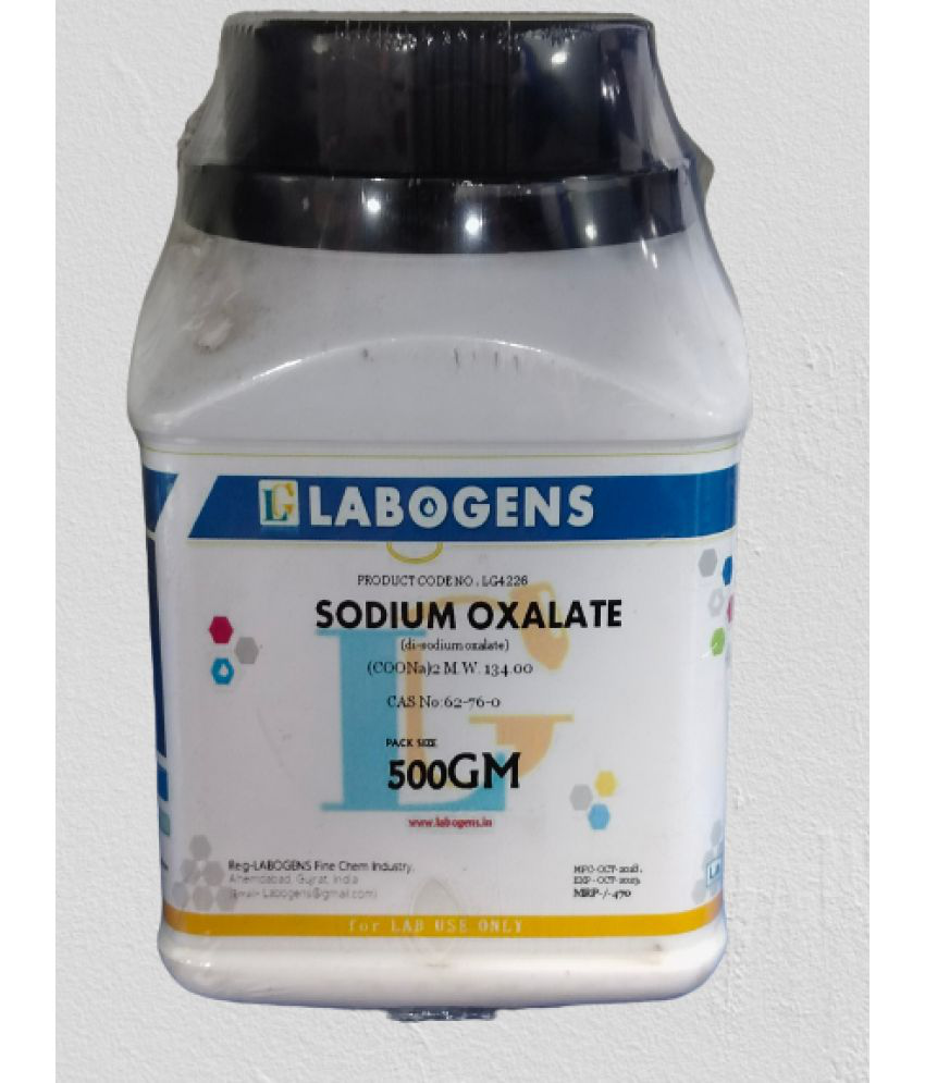     			SODIUM OXALATE Extra Pure (di-sodium oxalate) 500GM