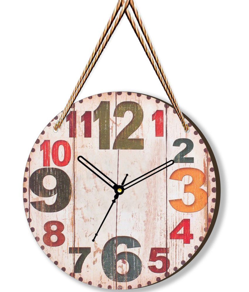 Saf Circular Analog Wall Clock Buy Saf Circular Analog Wall Clock at Best Price in India on