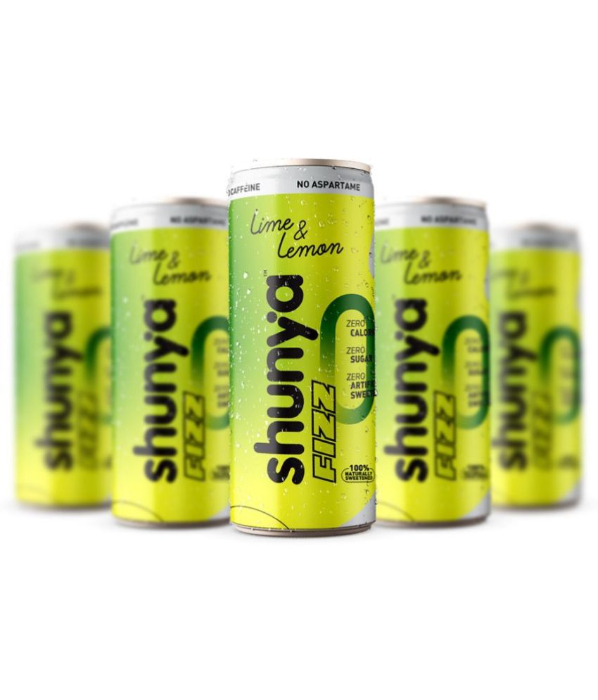 Shunya Lime & Lemon Energy Drink 1800 mL Pack of 6