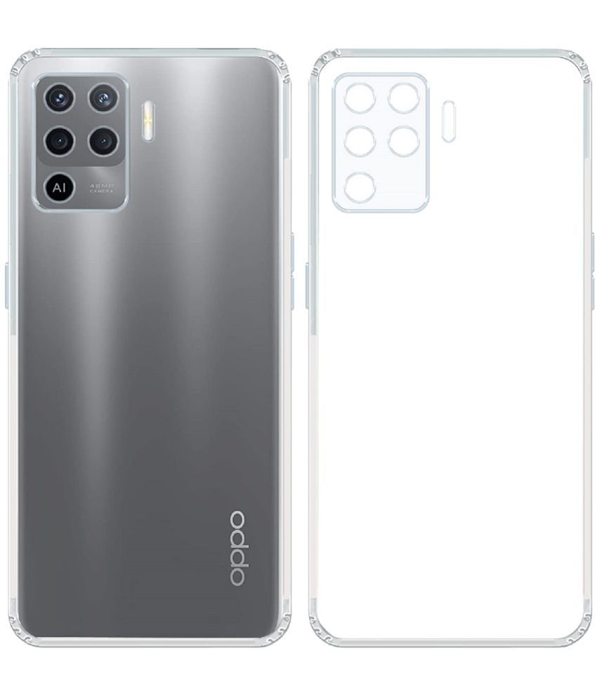     			Case Vault Covers - Transparent Silicon Silicon Soft cases Compatible For Oppo F19 Pro ( Pack of 1 )