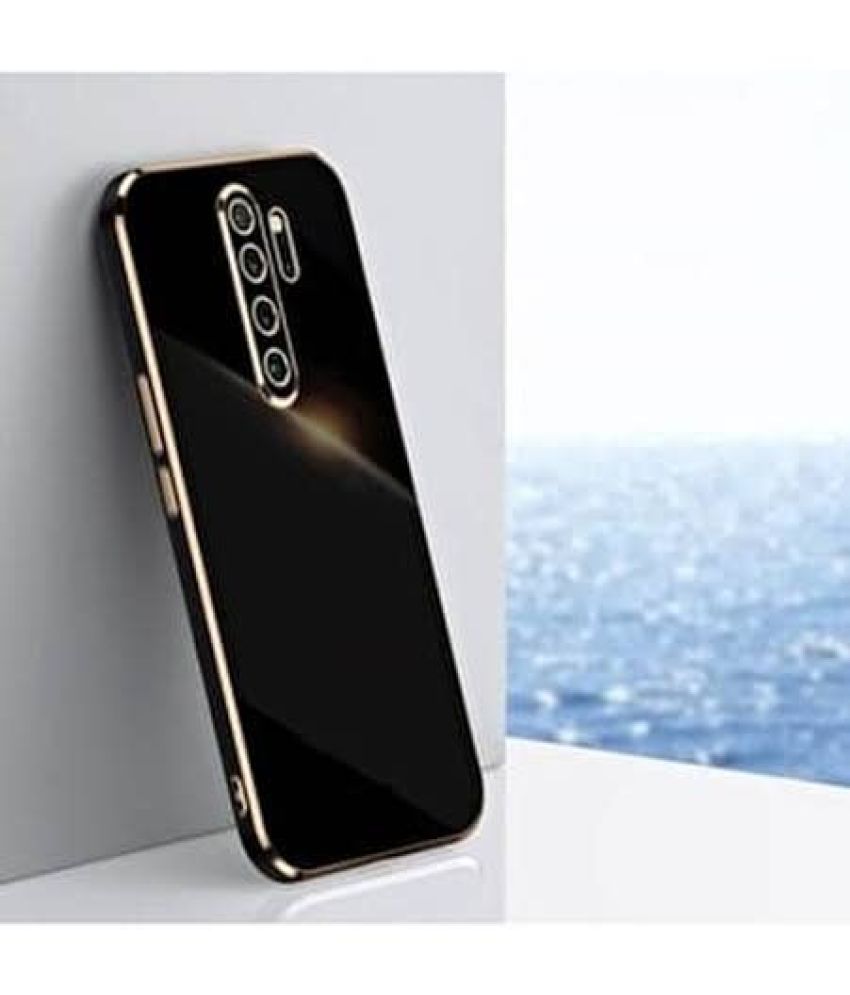     			Kosher Traders - Black Silicon Plain Cases Compatible For Xiaomi Redmi Note 8 pro ( Pack of 1 )