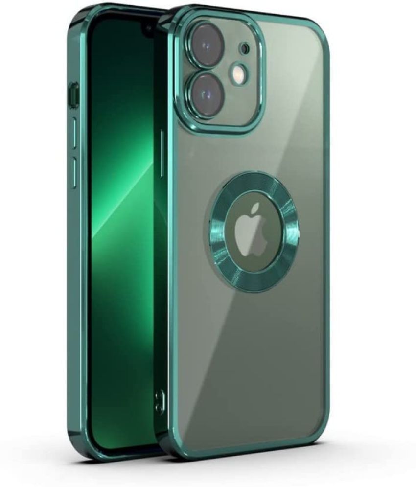     			NBOX - Green Silicon Plain Cases Compatible For Apple iPhone 11 ( Pack of 1 )