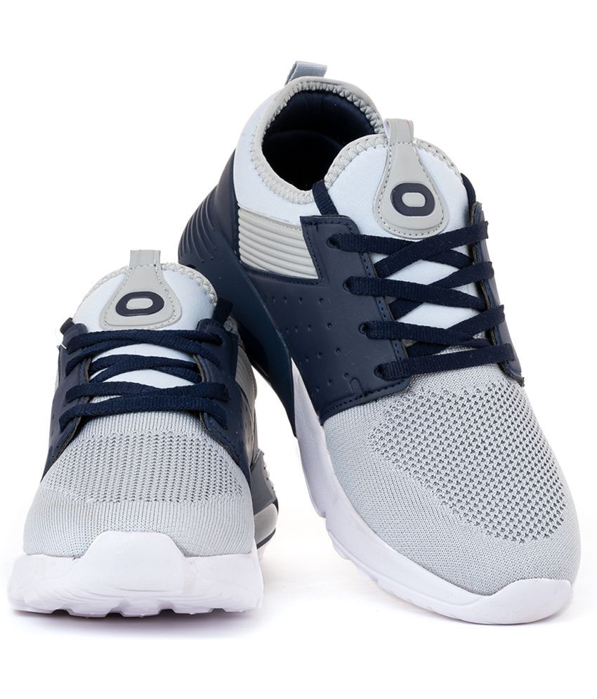     			Pro - Light Grey Men's Sports Running Shoes