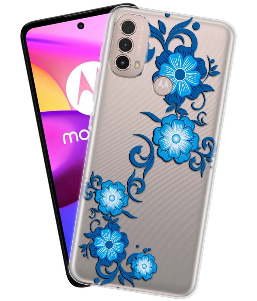     			NBOX - Multicolor Silicon Printed Back Cover Compatible For Motorola Moto E40 ( Pack of 1 )