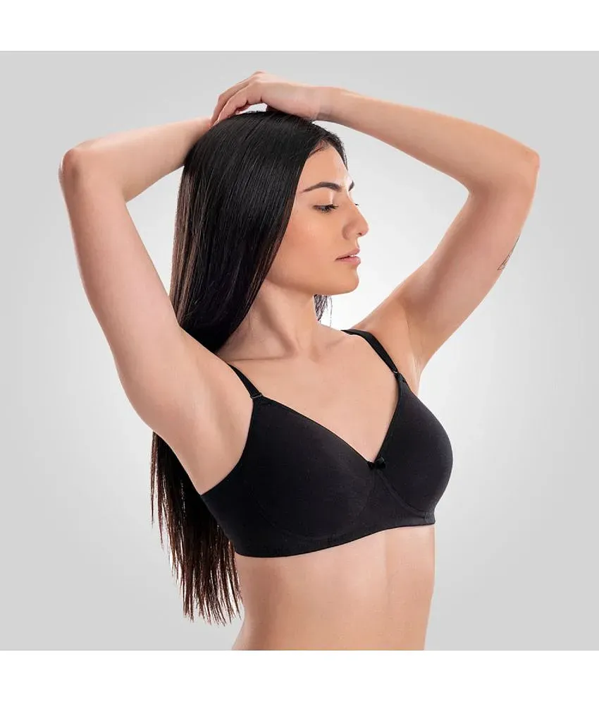 AAVOW Women T-Shirt Lightly Padded Bra - non-wired