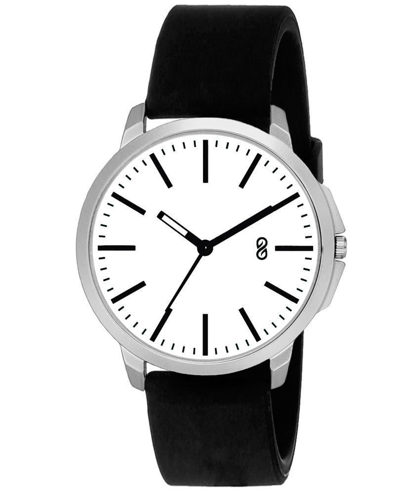     			DIGITRACK - Black Silicon Analog Men's Watch