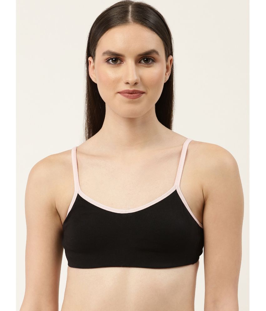     			Leading Lady Cotton Blend Non Padded Women's T-Shirt Bra ( Black )